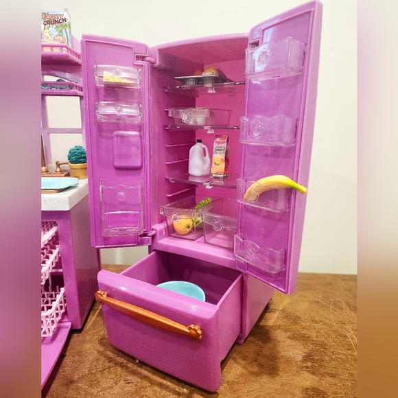 Our Generation PURPLE Gourmet Kitchen & Play Food Accessory Kit for 18" Dolls - Picture 2 of 7